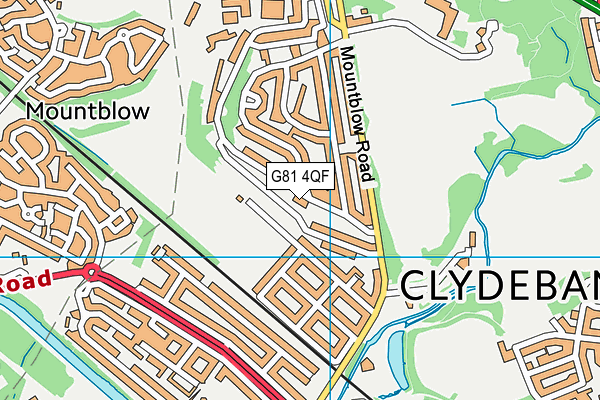 G81 4QF map - OS VectorMap District (Ordnance Survey)