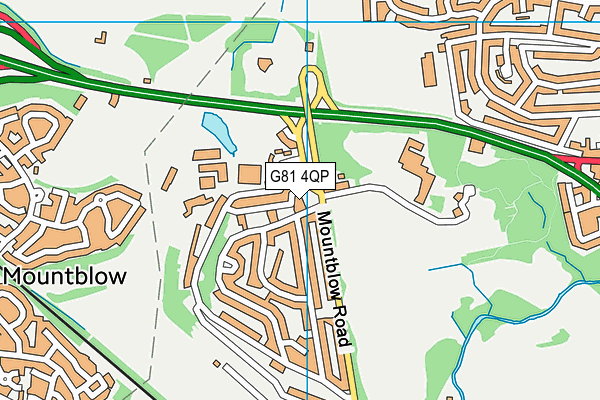 G81 4QP map - OS VectorMap District (Ordnance Survey)