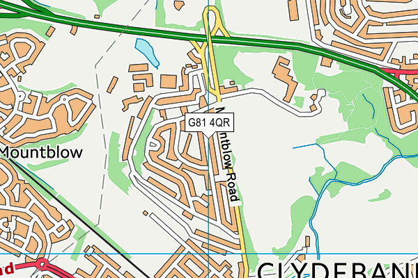 G81 4QR map - OS VectorMap District (Ordnance Survey)