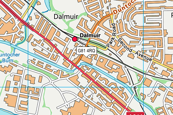 G81 4RQ map - OS VectorMap District (Ordnance Survey)