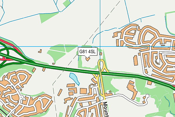 G81 4SL map - OS VectorMap District (Ordnance Survey)