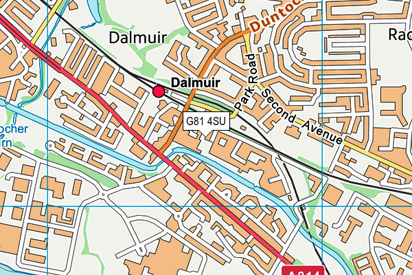 G81 4SU map - OS VectorMap District (Ordnance Survey)