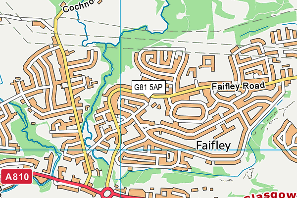 G81 5AP map - OS VectorMap District (Ordnance Survey)