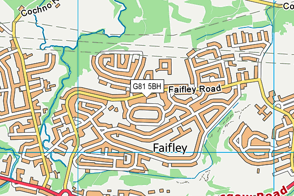 G81 5BH map - OS VectorMap District (Ordnance Survey)