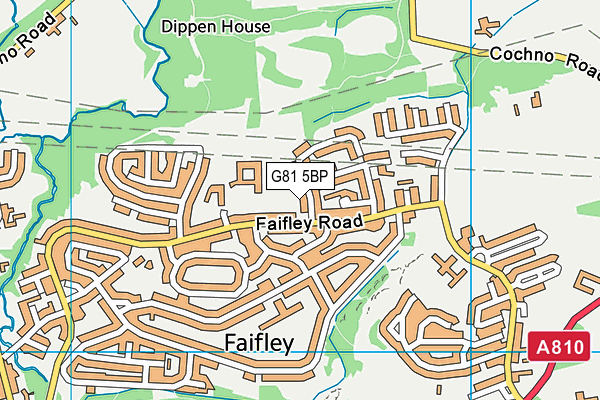 G81 5BP map - OS VectorMap District (Ordnance Survey)