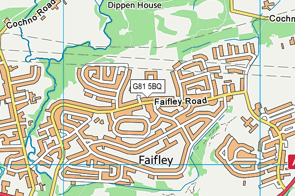 G81 5BQ map - OS VectorMap District (Ordnance Survey)