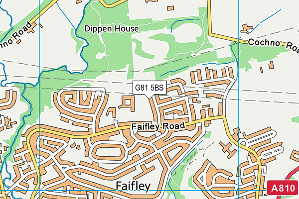 G81 5BS map - OS VectorMap District (Ordnance Survey)