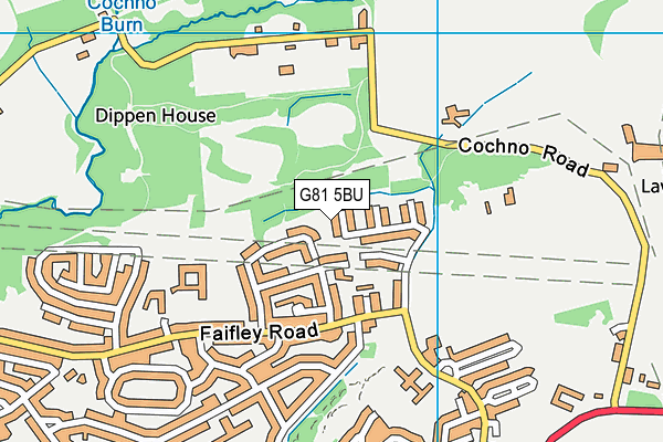 G81 5BU map - OS VectorMap District (Ordnance Survey)