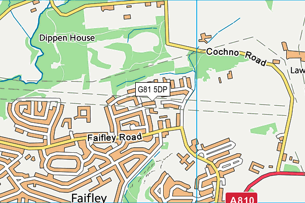 G81 5DP map - OS VectorMap District (Ordnance Survey)