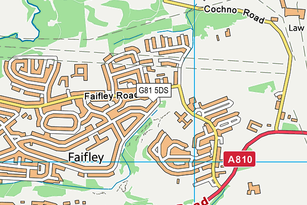 G81 5DS map - OS VectorMap District (Ordnance Survey)