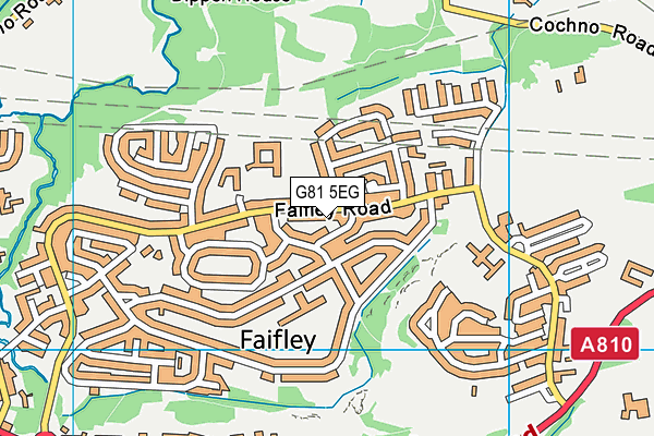 G81 5EG map - OS VectorMap District (Ordnance Survey)