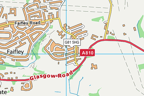 G81 5HG map - OS VectorMap District (Ordnance Survey)