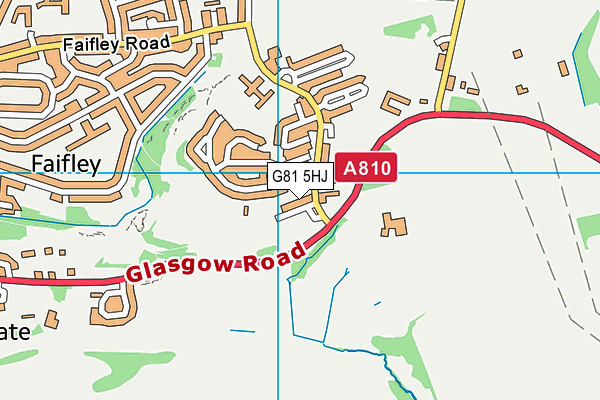 G81 5HJ map - OS VectorMap District (Ordnance Survey)