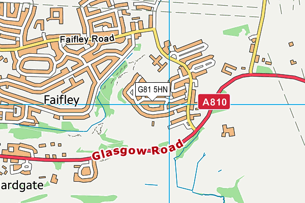 G81 5HN map - OS VectorMap District (Ordnance Survey)