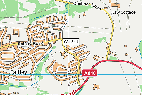 G81 5HU map - OS VectorMap District (Ordnance Survey)