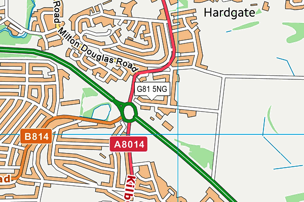 G81 5NG map - OS VectorMap District (Ordnance Survey)