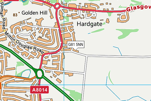 G81 5NN map - OS VectorMap District (Ordnance Survey)