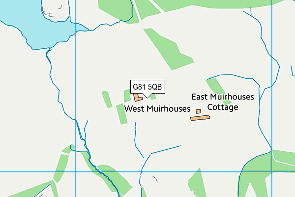 G81 5QB map - OS VectorMap District (Ordnance Survey)