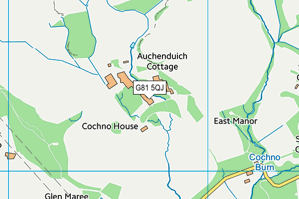 G81 5QJ map - OS VectorMap District (Ordnance Survey)