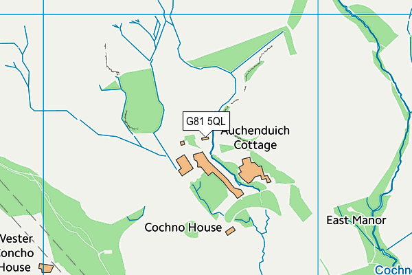 G81 5QL map - OS VectorMap District (Ordnance Survey)
