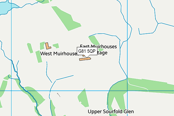 G81 5QP map - OS VectorMap District (Ordnance Survey)