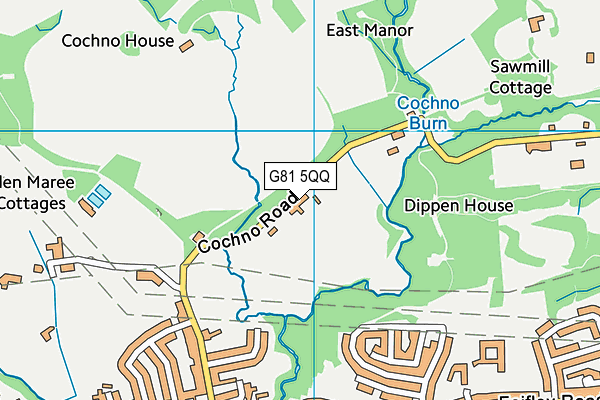 G81 5QQ map - OS VectorMap District (Ordnance Survey)