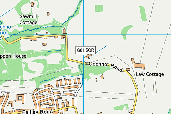 G81 5QR map - OS VectorMap District (Ordnance Survey)