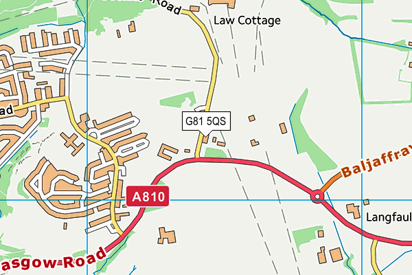 G81 5QS map - OS VectorMap District (Ordnance Survey)