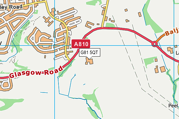 G81 5QT map - OS VectorMap District (Ordnance Survey)