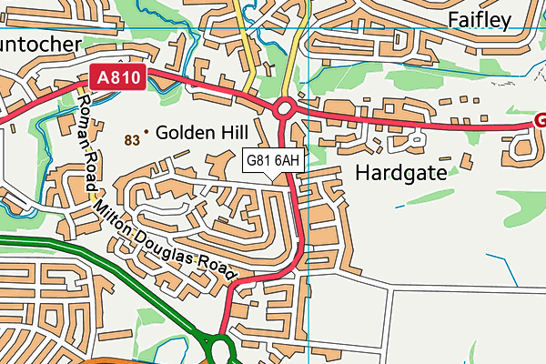 G81 6AH map - OS VectorMap District (Ordnance Survey)