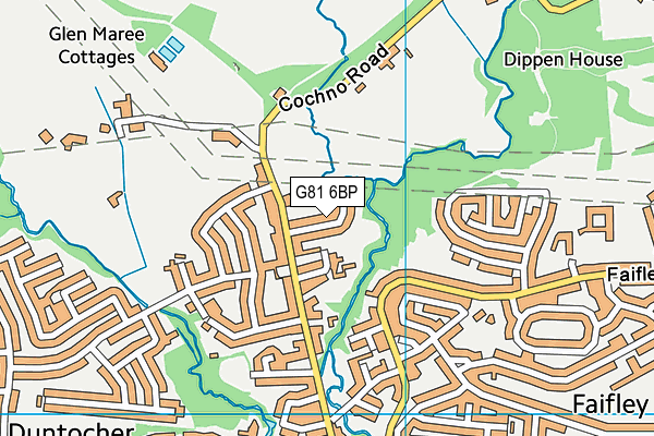 G81 6BP map - OS VectorMap District (Ordnance Survey)