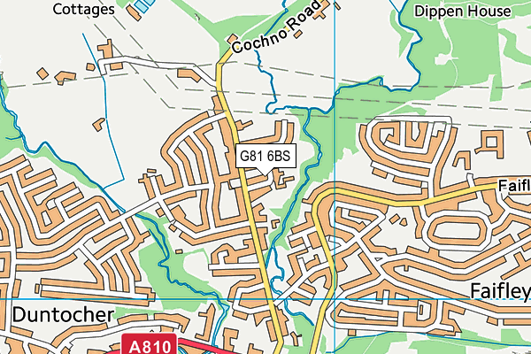 G81 6BS map - OS VectorMap District (Ordnance Survey)