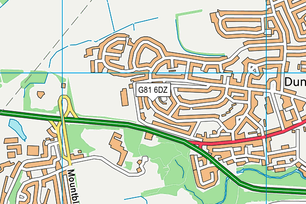 G81 6DZ map - OS VectorMap District (Ordnance Survey)