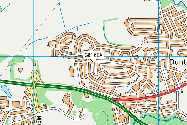 G81 6EA map - OS VectorMap District (Ordnance Survey)