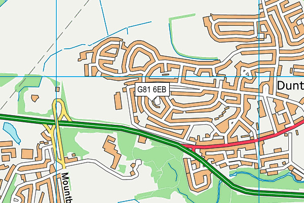 G81 6EB map - OS VectorMap District (Ordnance Survey)