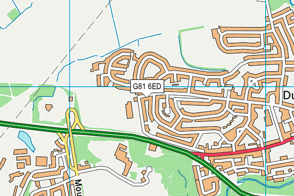 G81 6ED map - OS VectorMap District (Ordnance Survey)