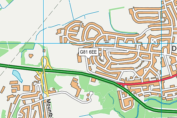 G81 6EE map - OS VectorMap District (Ordnance Survey)