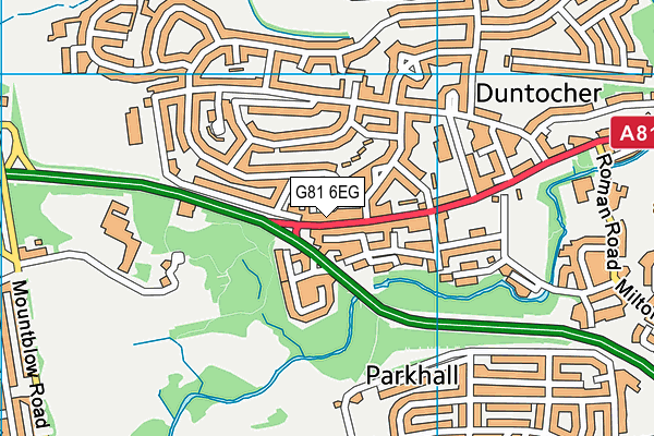 G81 6EG map - OS VectorMap District (Ordnance Survey)