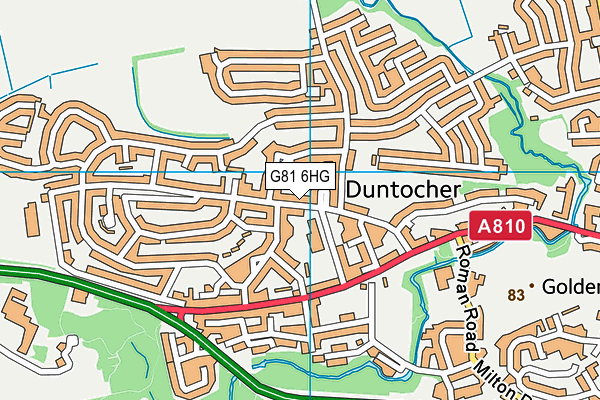 G81 6HG map - OS VectorMap District (Ordnance Survey)