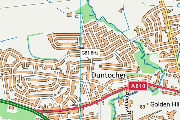 G81 6HJ map - OS VectorMap District (Ordnance Survey)