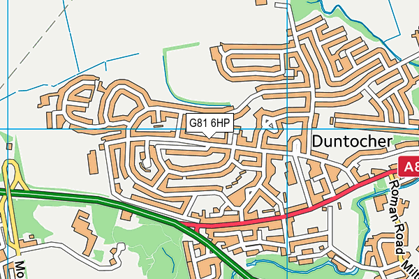 G81 6HP map - OS VectorMap District (Ordnance Survey)