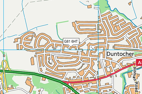 G81 6HT map - OS VectorMap District (Ordnance Survey)