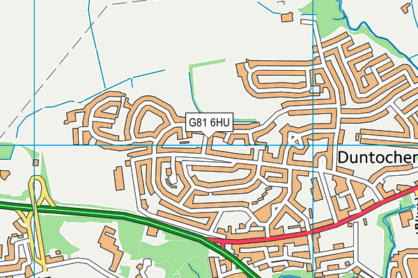 G81 6HU map - OS VectorMap District (Ordnance Survey)