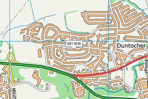 G81 6HX map - OS VectorMap District (Ordnance Survey)