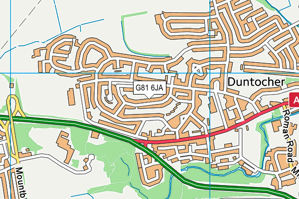 G81 6JA map - OS VectorMap District (Ordnance Survey)