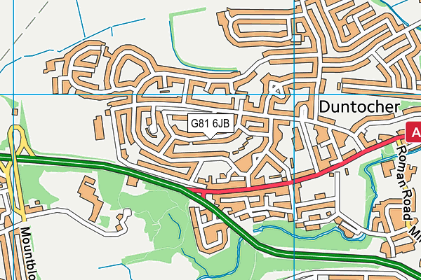 G81 6JB map - OS VectorMap District (Ordnance Survey)