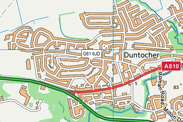 G81 6JD map - OS VectorMap District (Ordnance Survey)