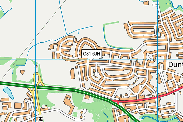 G81 6JH map - OS VectorMap District (Ordnance Survey)