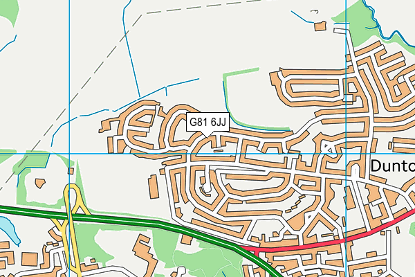 G81 6JJ map - OS VectorMap District (Ordnance Survey)