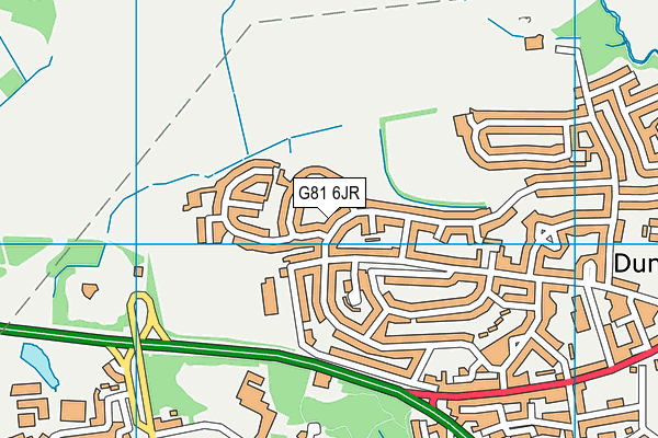 G81 6JR map - OS VectorMap District (Ordnance Survey)